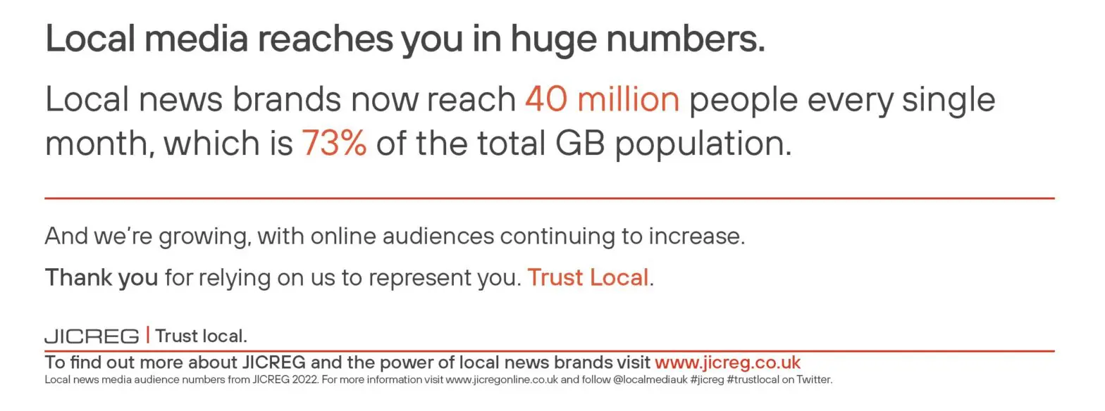 JICREG Trust Local: 40 Million People Read Local News Media Every Month