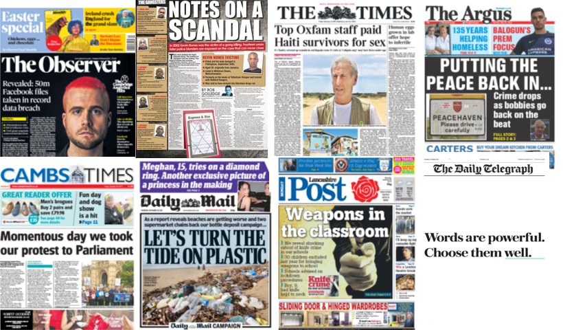 front pages 2