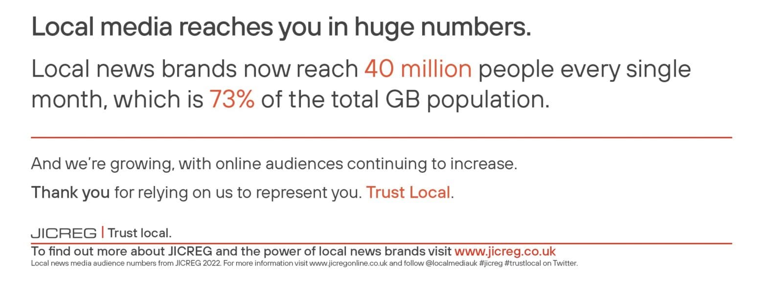JICREG Trust Local: 40 Million People Read Local News Media Every Month